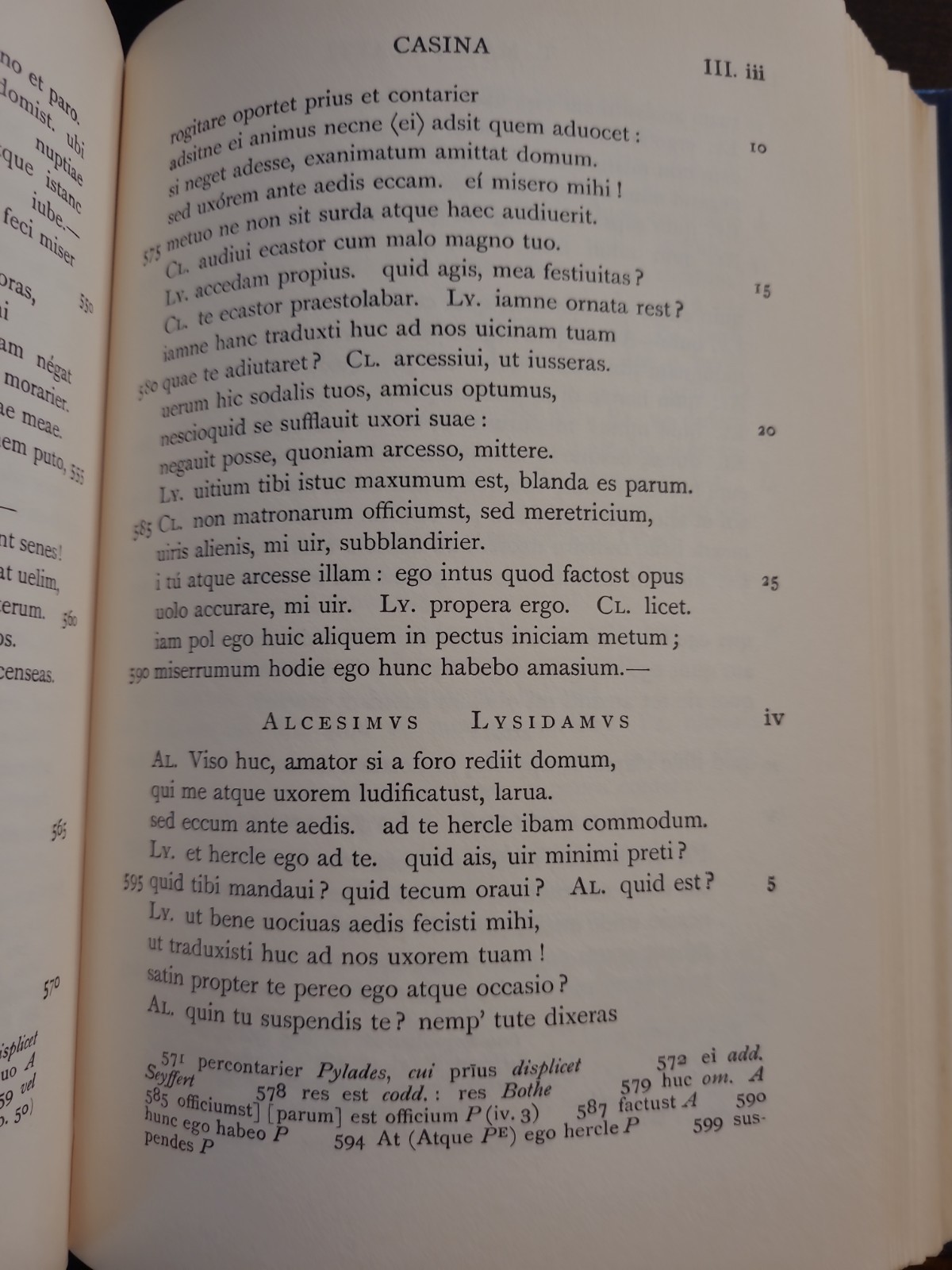 Plautus Roman Comedy Latin 2 vols hc W.M. Lindsay ed. 1963 OCT Oxford Classical