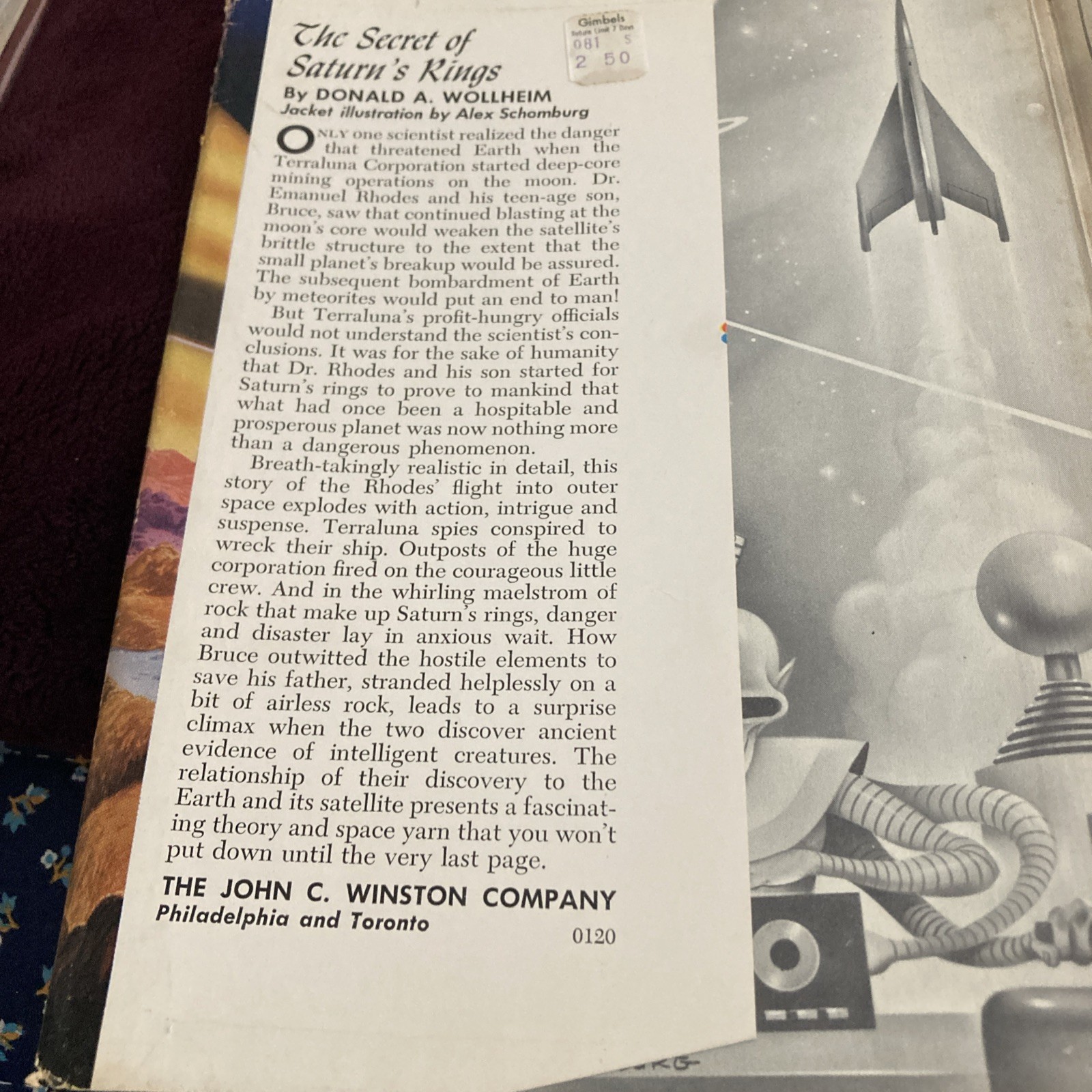 Winston Sci-Fi Series – The Secret of Saturn Rings – First Edition