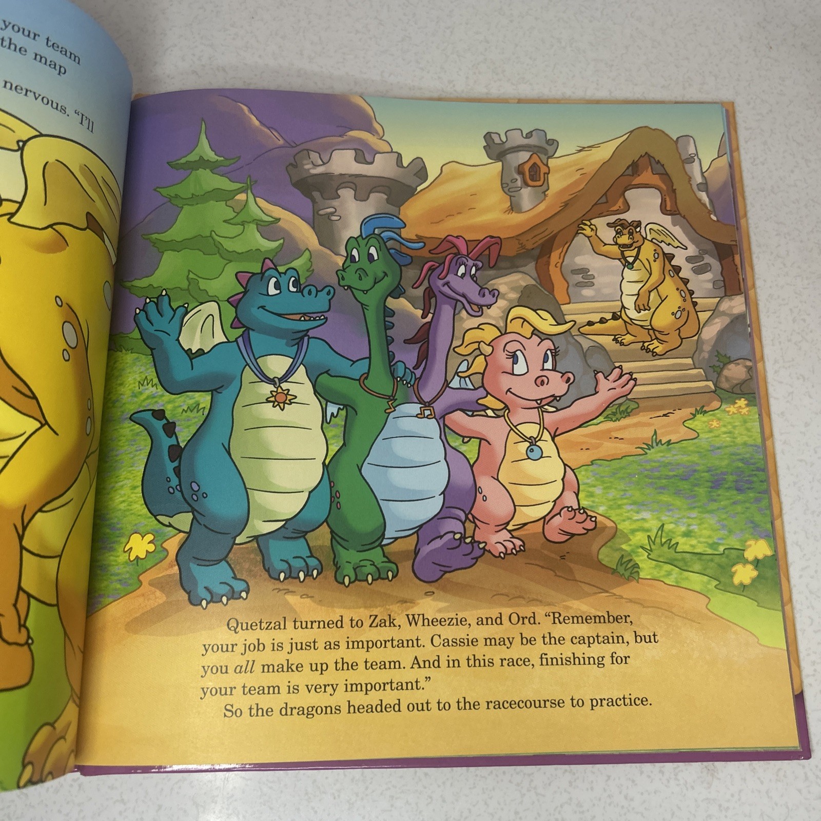 Dragon Tales Ready, Set, Go! Volume 1 Hardcover Book 2004
