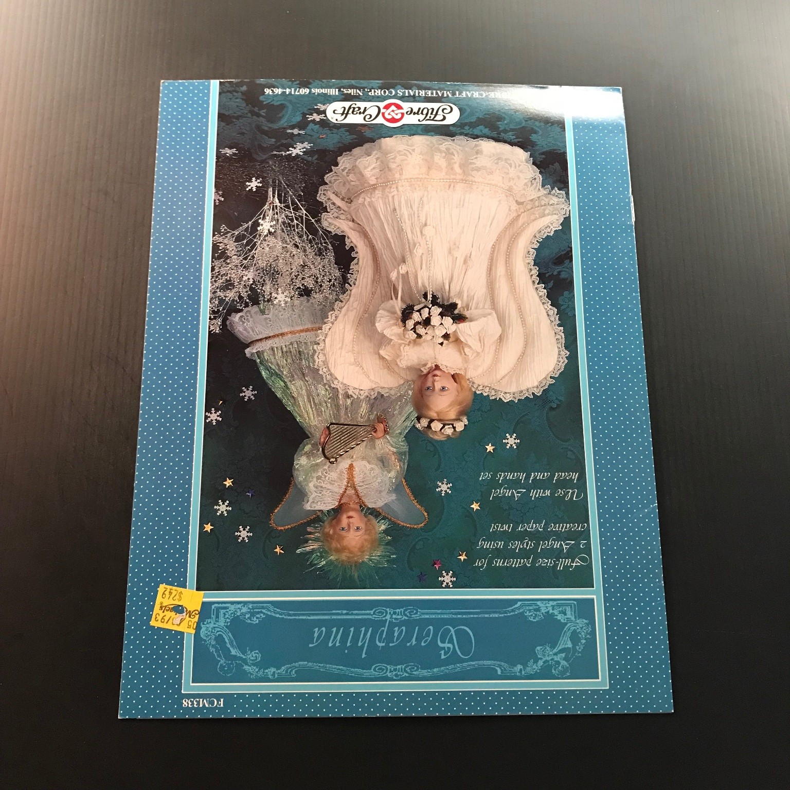 Seraphina Fibre-Craft Angel Doll Pattern Book FCM338 1993 Craft Paper Twist