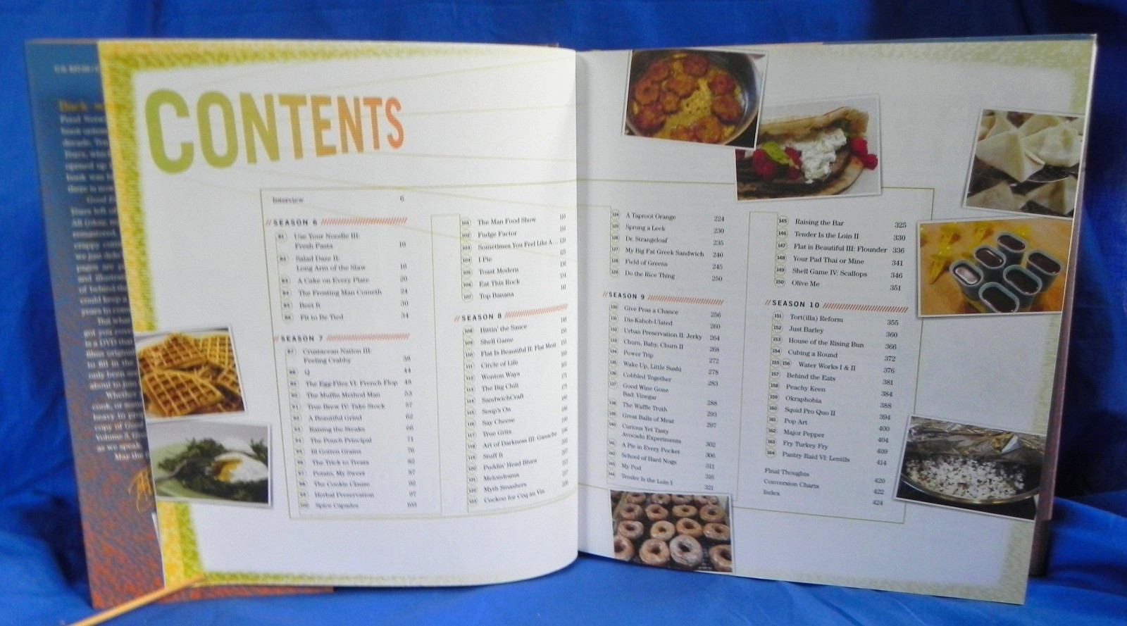 Alton Brown “Good Eats 2” Cookbook HCDJ + DVD, 428 Pages 6 Seasons, 2010 Exc.