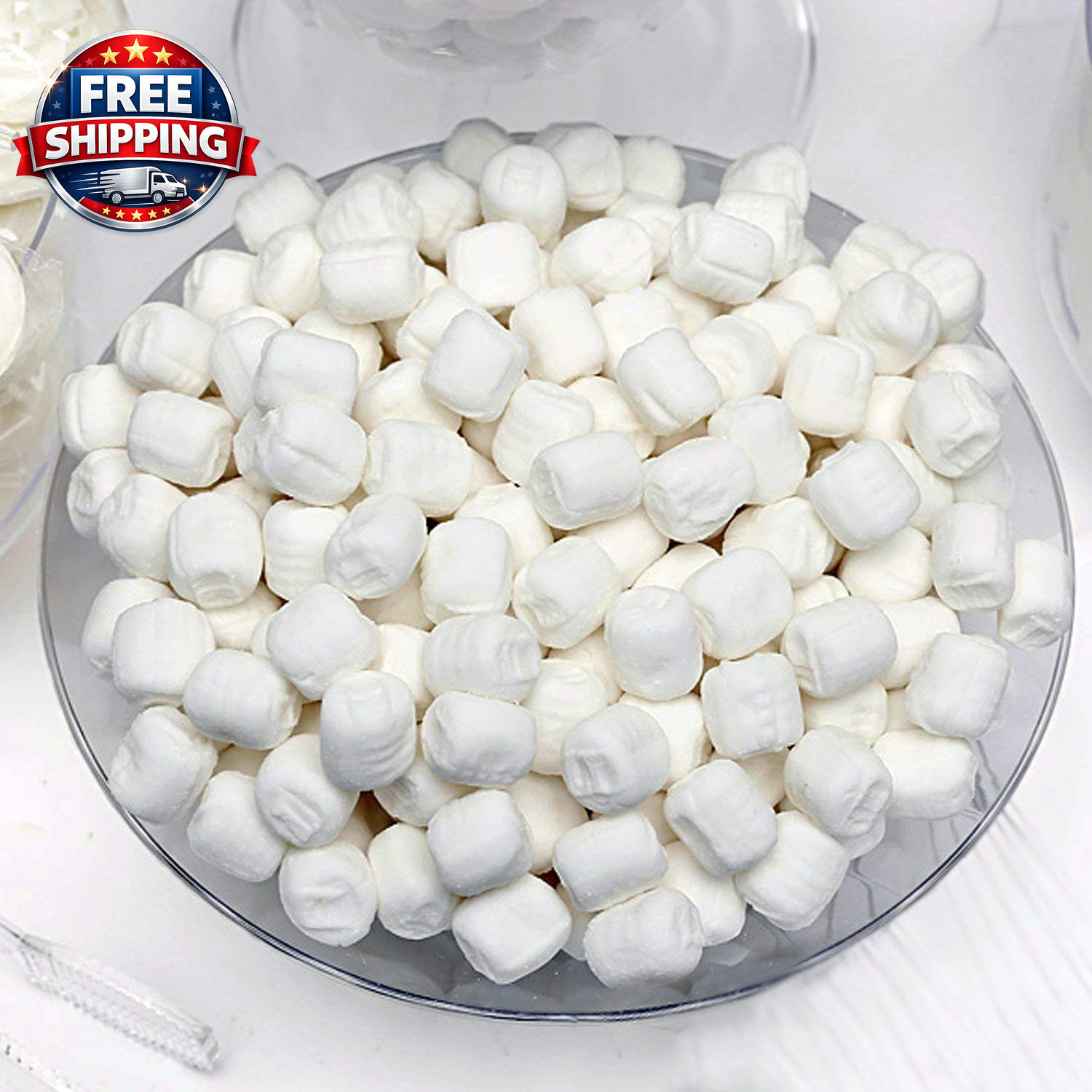 Happy Birthday Buttermints Candy 100 Count 13 Oz. Black and Gold Individually Wr