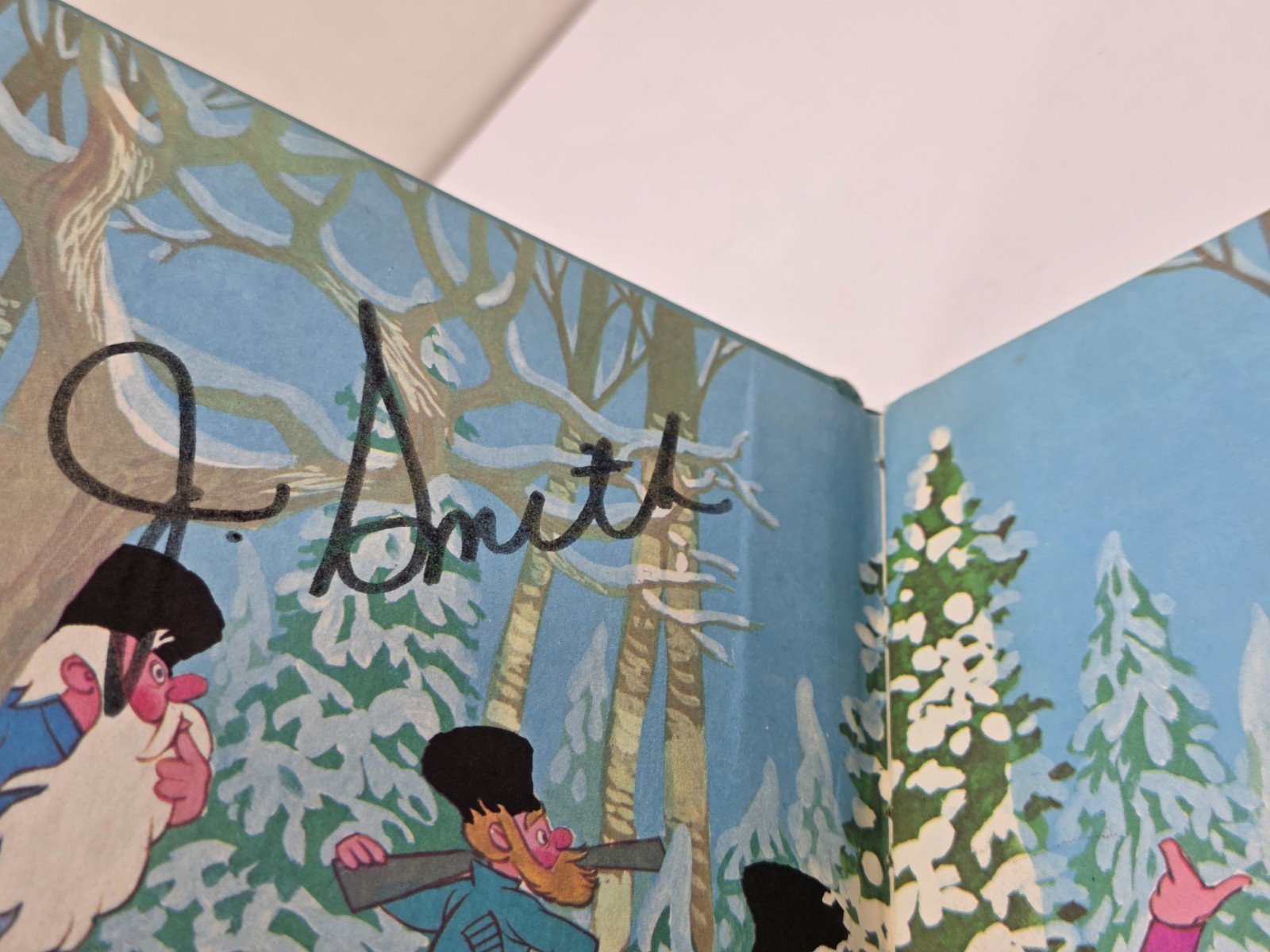 Vintage 1974 Disney Peter And The Wolf Hardcover Book Random House