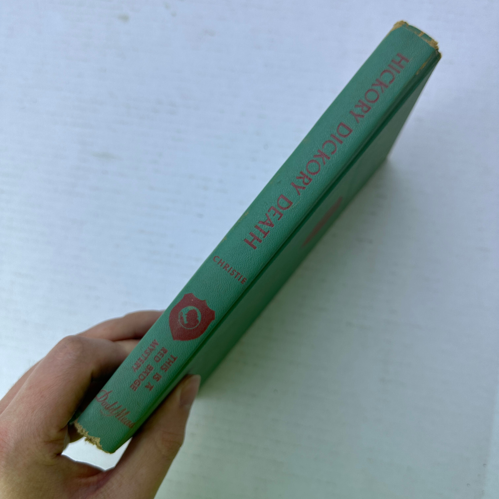 Hickory Dickory Death Agatha Christie Red Badge Detective HC 1955 First Edition