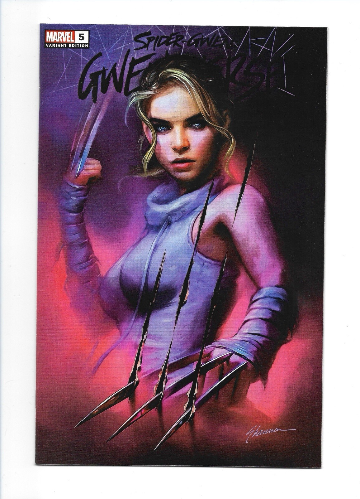 Spider-Gwen: Gwenverse #5 – Rare ERROR Trade Variant Ltd To 800 – Shannon Maer