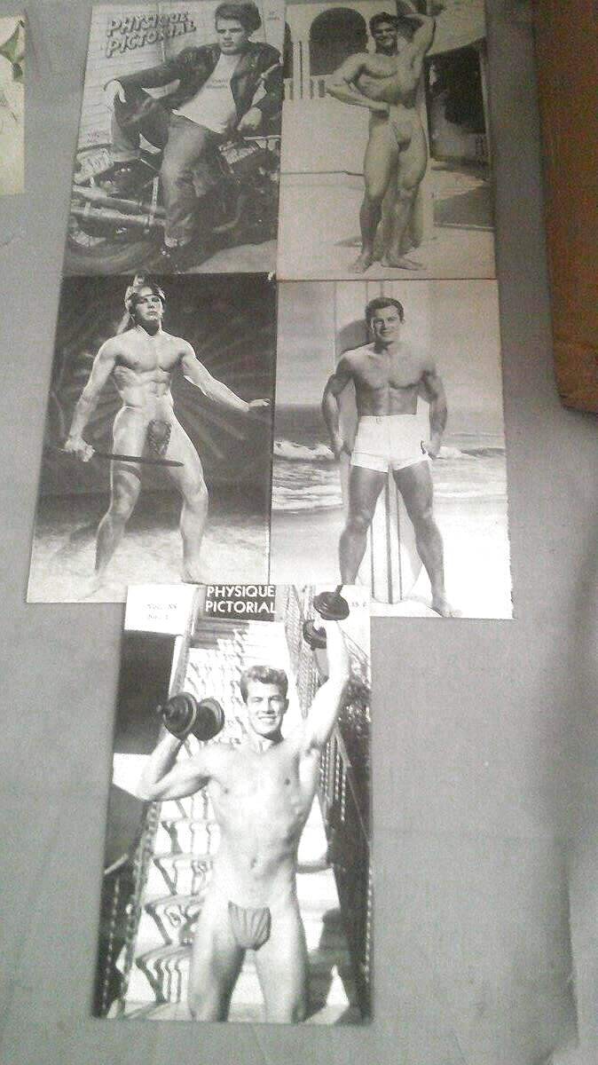 PHYSIQUE PICTORIAL MAGAZINES LOT OF 5 UN-CIRCULATED 1959, 60, 63 ,65, 66 !!