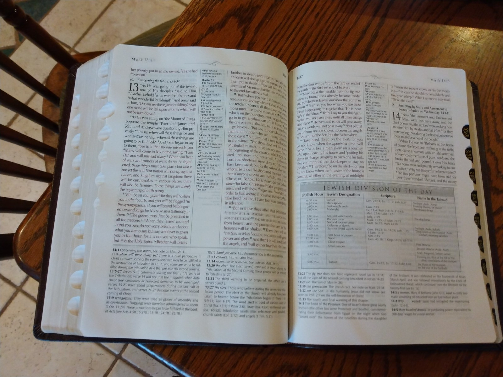 NASB Ryrie Study Bible~ Burgundy Genuine Leather ~Indexed Red letter