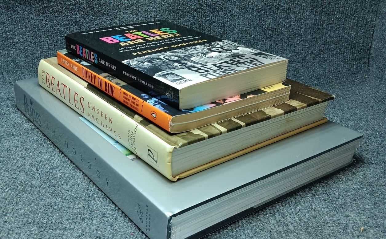 Beatles Book Lot of 4 Anthology Unseen Archives Ticket to Ride Are Here