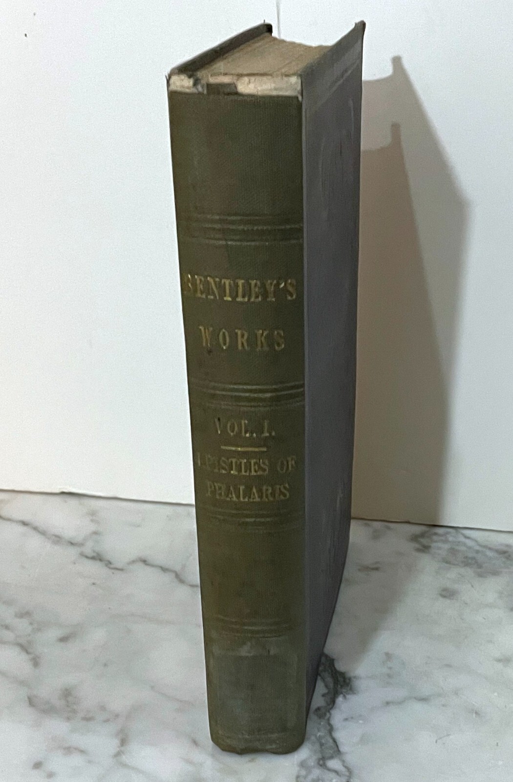 1836 – BENTLEY’S WORKS: THE EPISTLE OF PHALARIS – BY RICHARD BENTLEY – VOLUME I