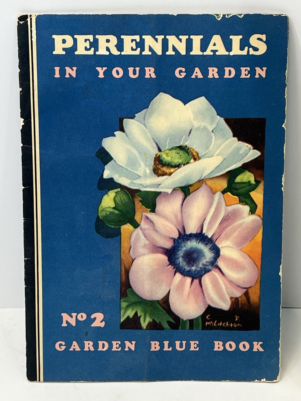 Vintage 1949 GM Booklet PERENNIALS IN YOUR GARDEN Blue Book No. 2