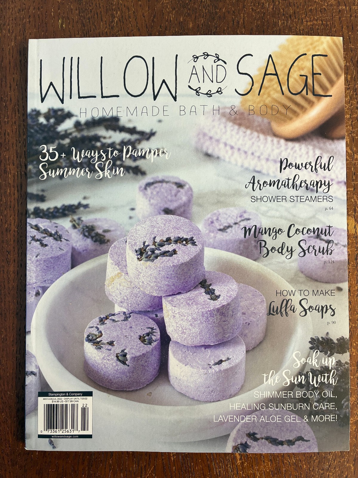 Willow And Sage – Volume 9 Issue 1 May/Jun/Jul 2022 – Homemade Bath & Body VG+