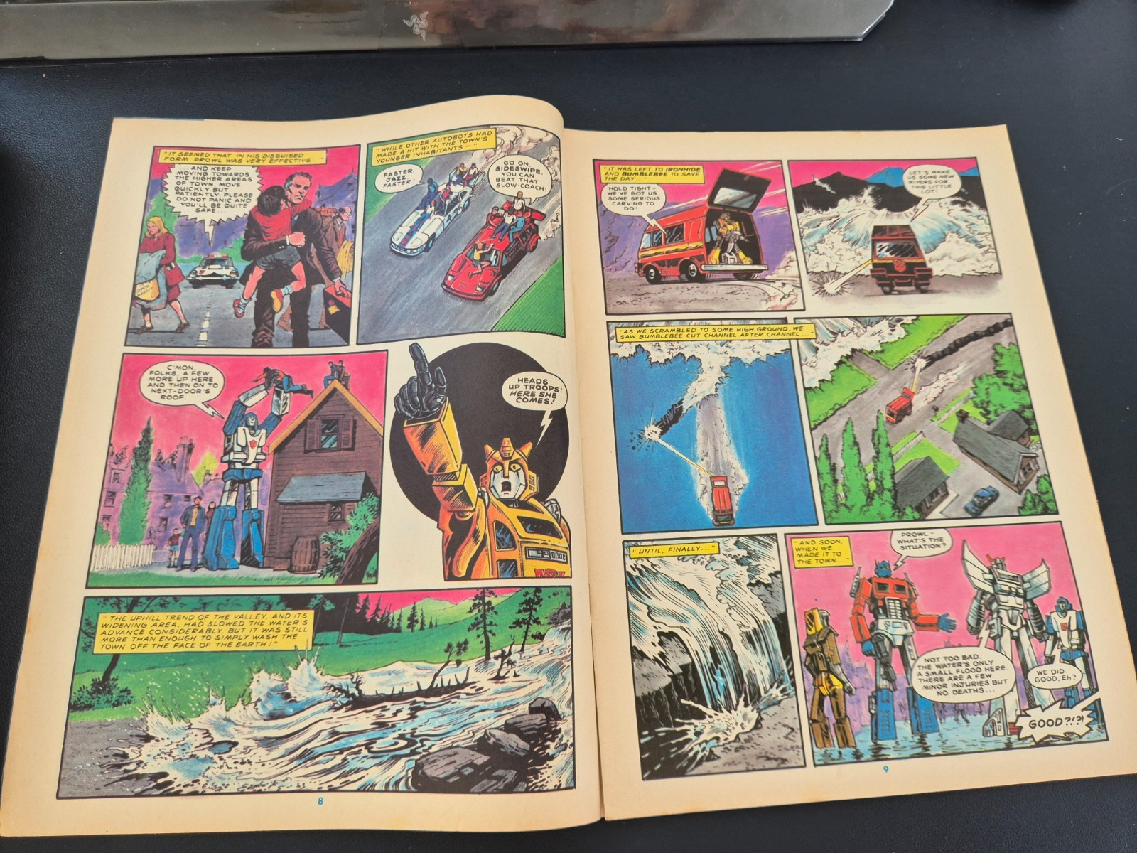 G1 Transformers #30 Marvel UK (1985), very good condition, bagged and boarded