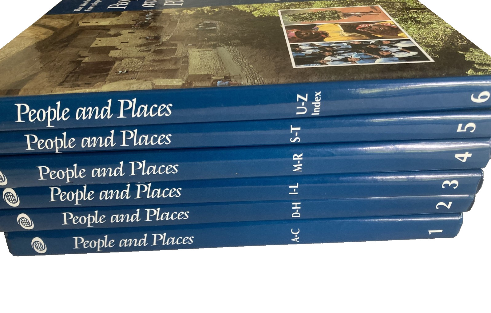 The World Book Encyclopedia of People and Places Hardcover 6 Volumes