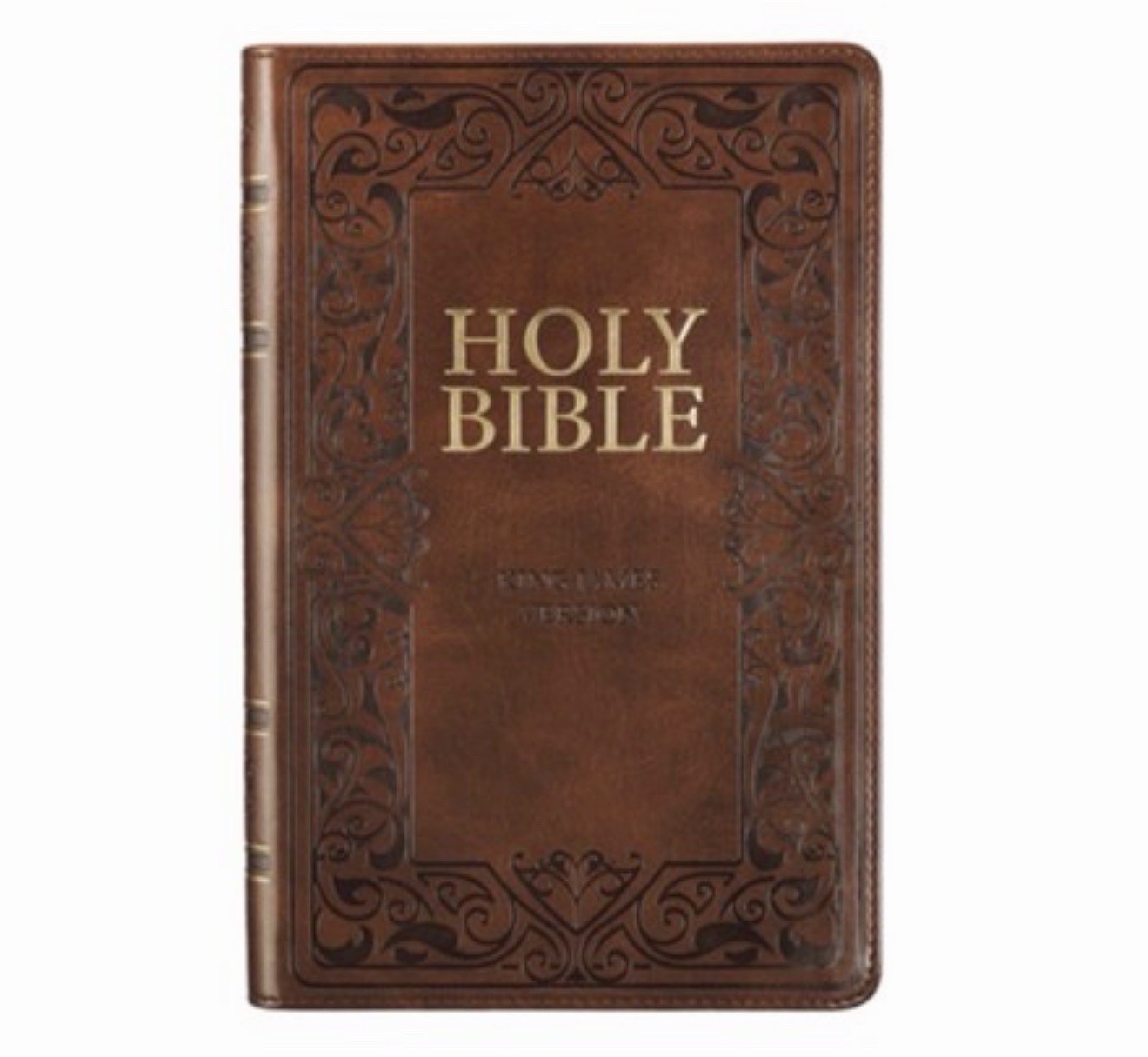 Brand New!! KJV King James Version Deluxe Gift Bible Holy Bible Brown
