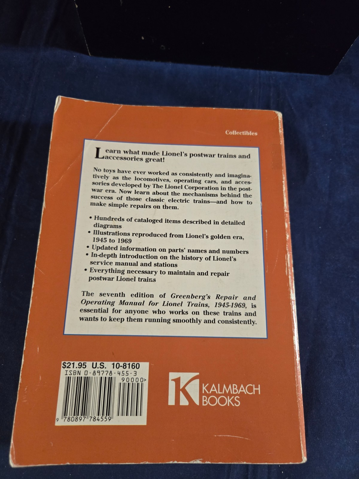 Lionel Trains-Repair & Operating Manual for Lionel Trains 1945-1969 736 pages