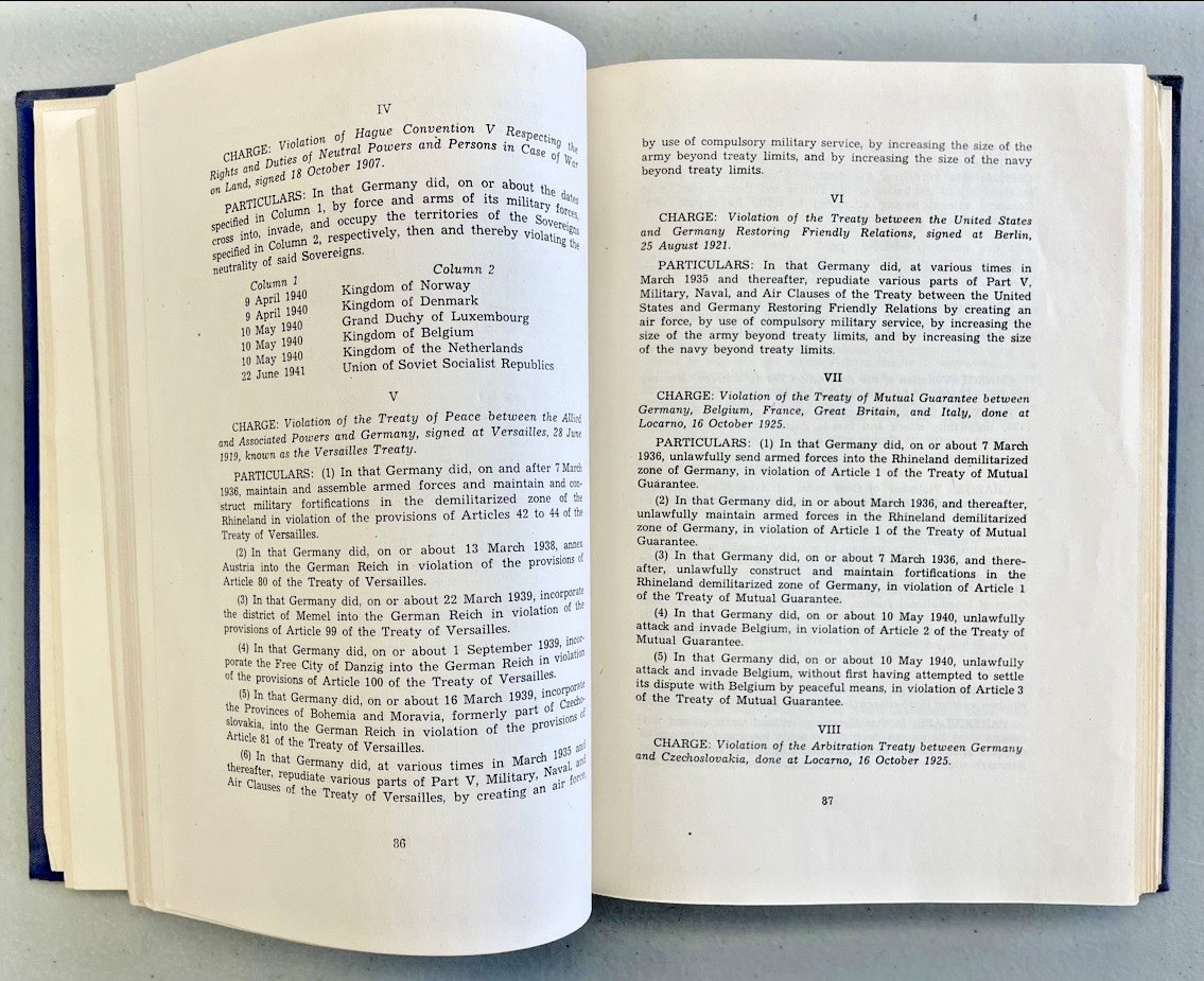 Complete Set Nuremberg Trial War Criminals The International Military Tribunal