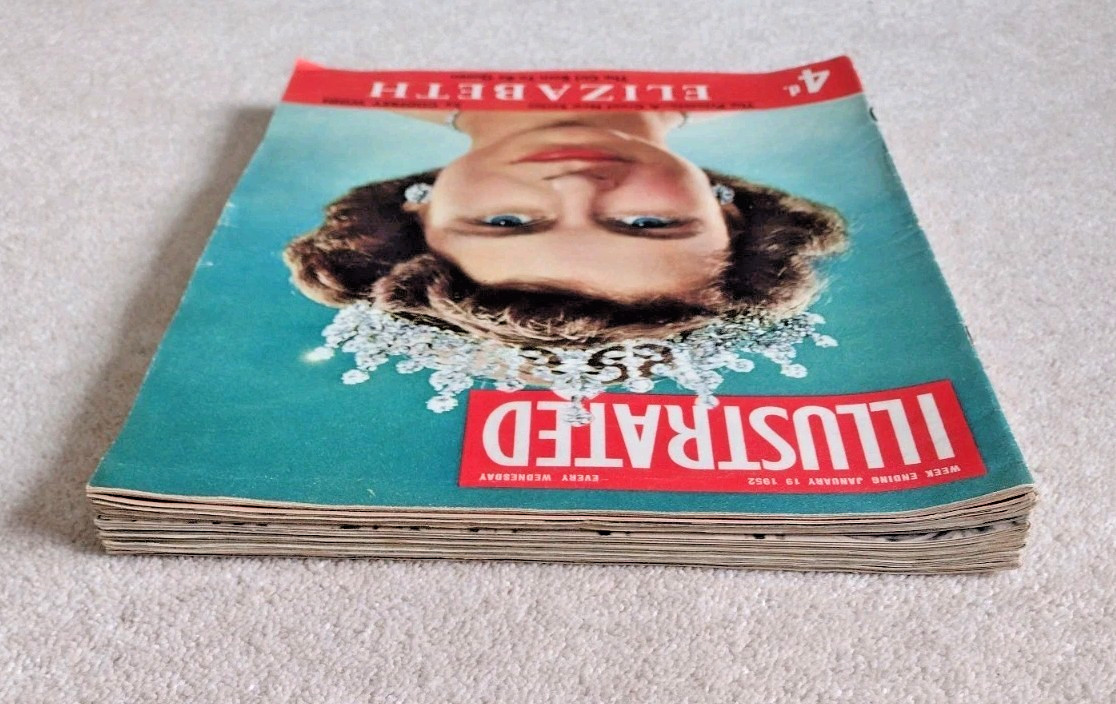 Illustrated magazine Jan-Mar 1952 x9: Elizabeth The Girl Born to be Queen +++