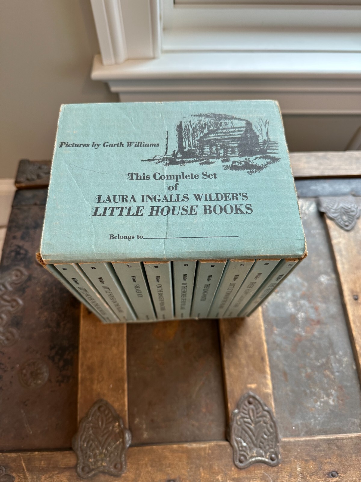 Vintage – 1971 9 Book Set Laura Ingalls Wilder’s Little House On The Prairie