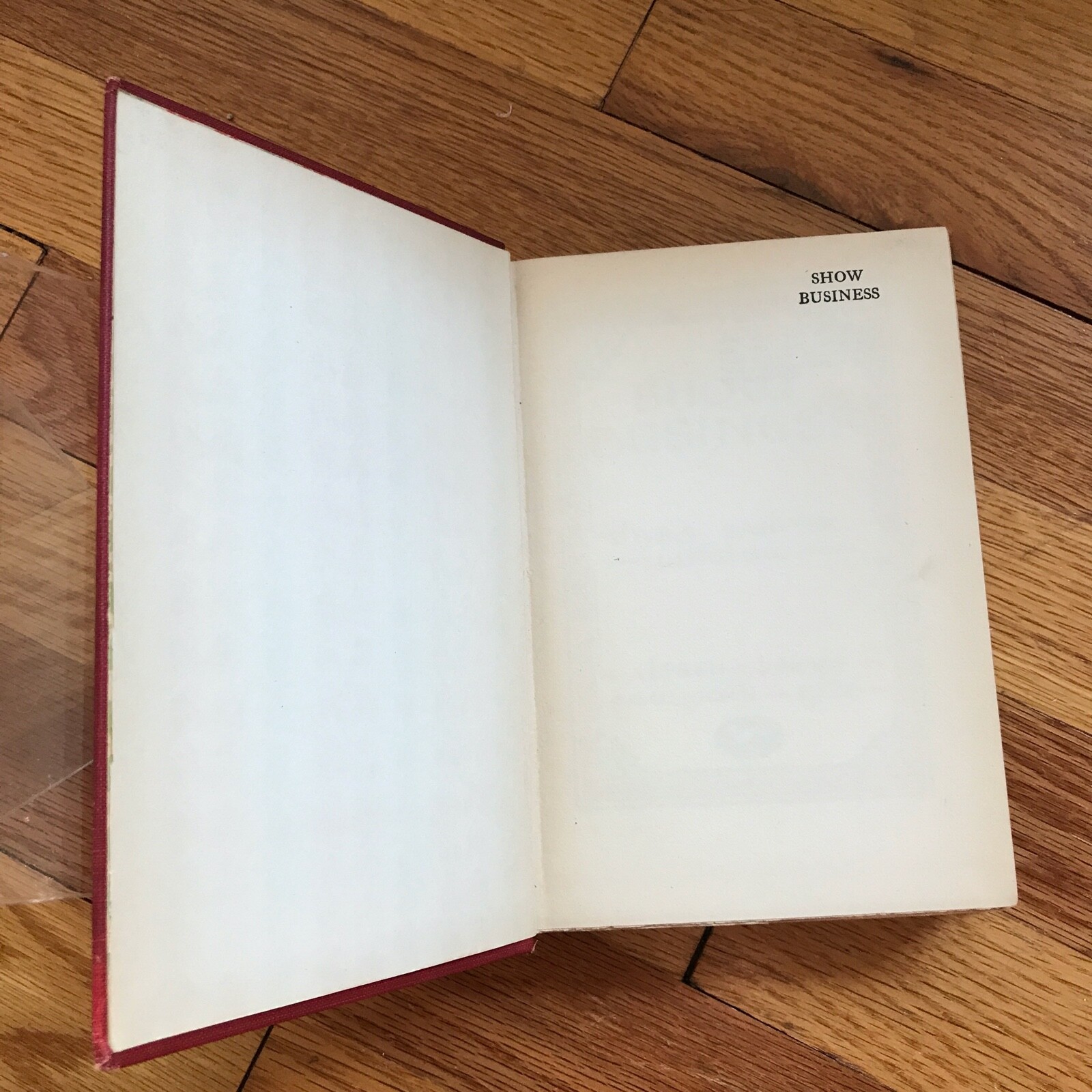 THRYA SAMTER WINSLOW—Show Business—1926 HC—Arkansas—”A new master”—Edna Ferber