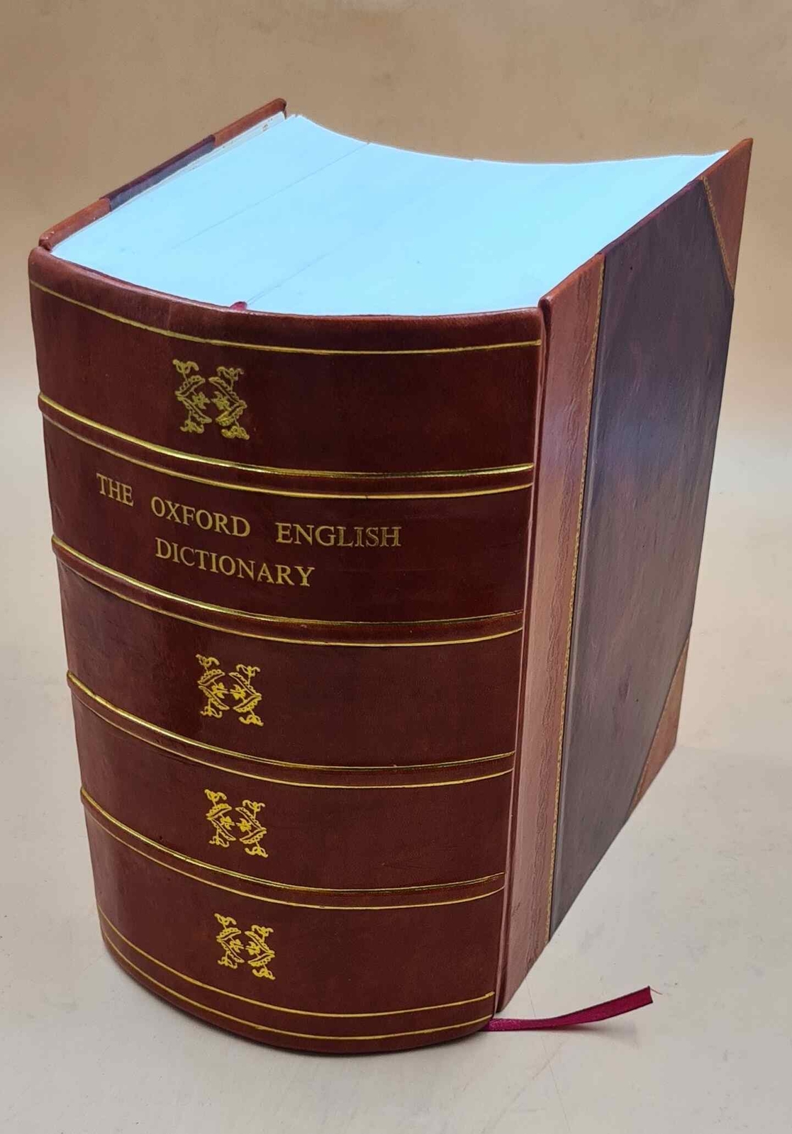 The Oxford English Dictionary Ed. 3Rd 1923 By N.A. [Leather Bound]