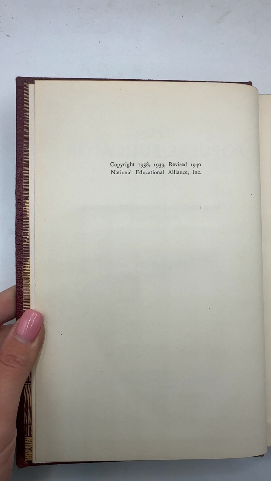 The Popular Educator Library Sixty-Three American Experts Hardcover Volume Te…