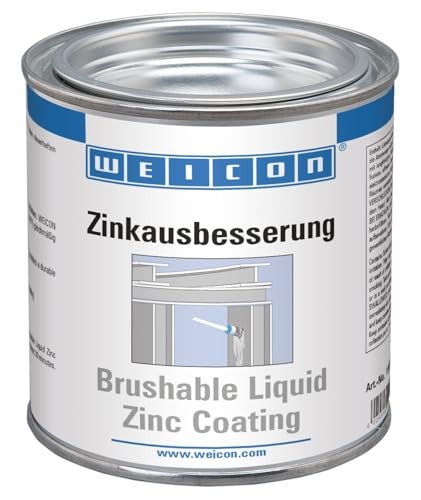 WEICON Brushable Zinc Coating 12.7 fl oz Rust Corrosion Protection Metal Paint