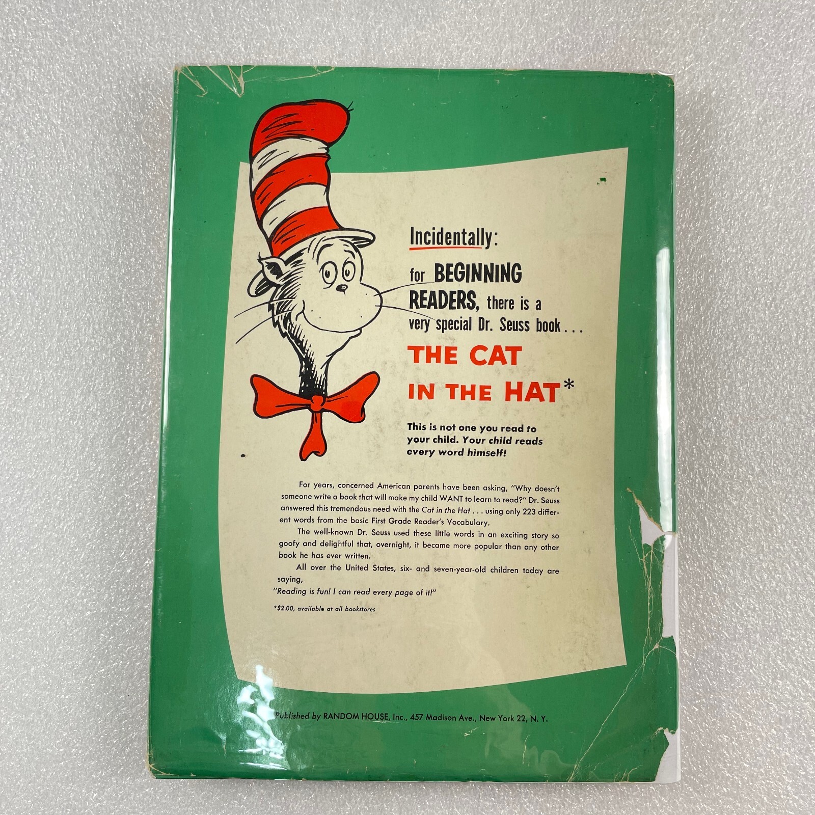 How the Grinch Stole Christmas! by Dr. Seuss 1st Edition 1957 Hardcover w/DJ