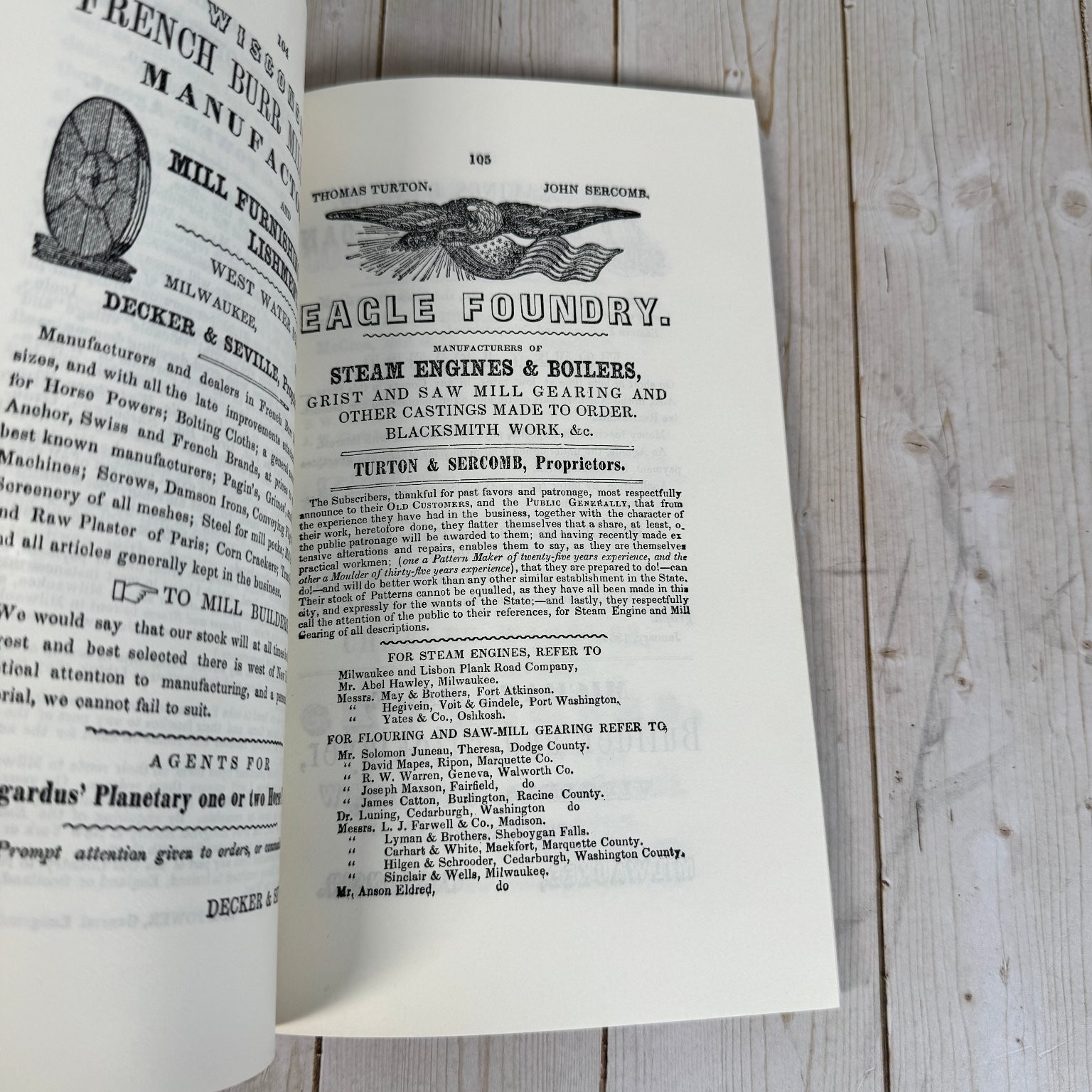 Emigrant’s Handbook Guide to Wisconsin Freeman 1851 Reprint 1972 History