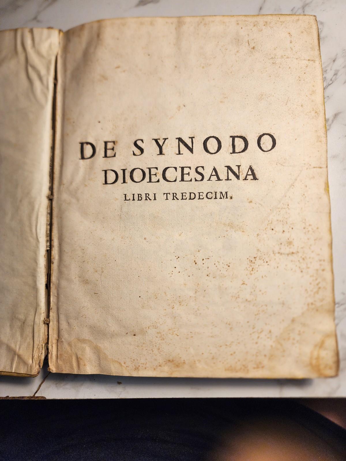 Benedict XIV De Synodo Dioecesana Tomus I Latin Leather Illustrated Rome 1767