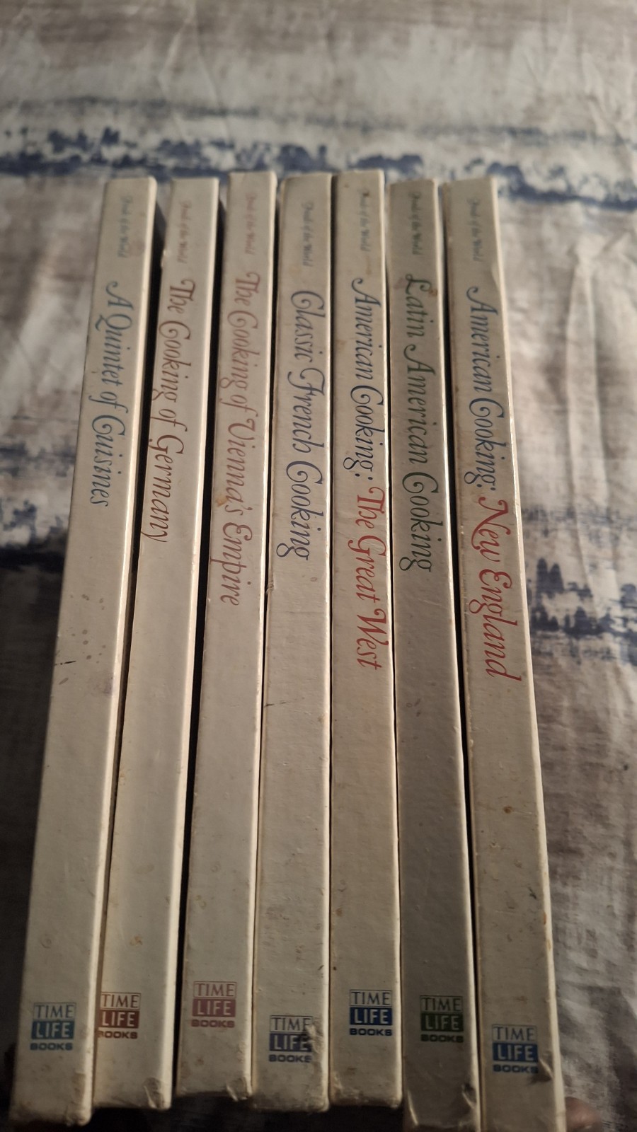 (7)Time-Life Foods of the World American Cooking Hardcover Cookbook Lot, Volumes