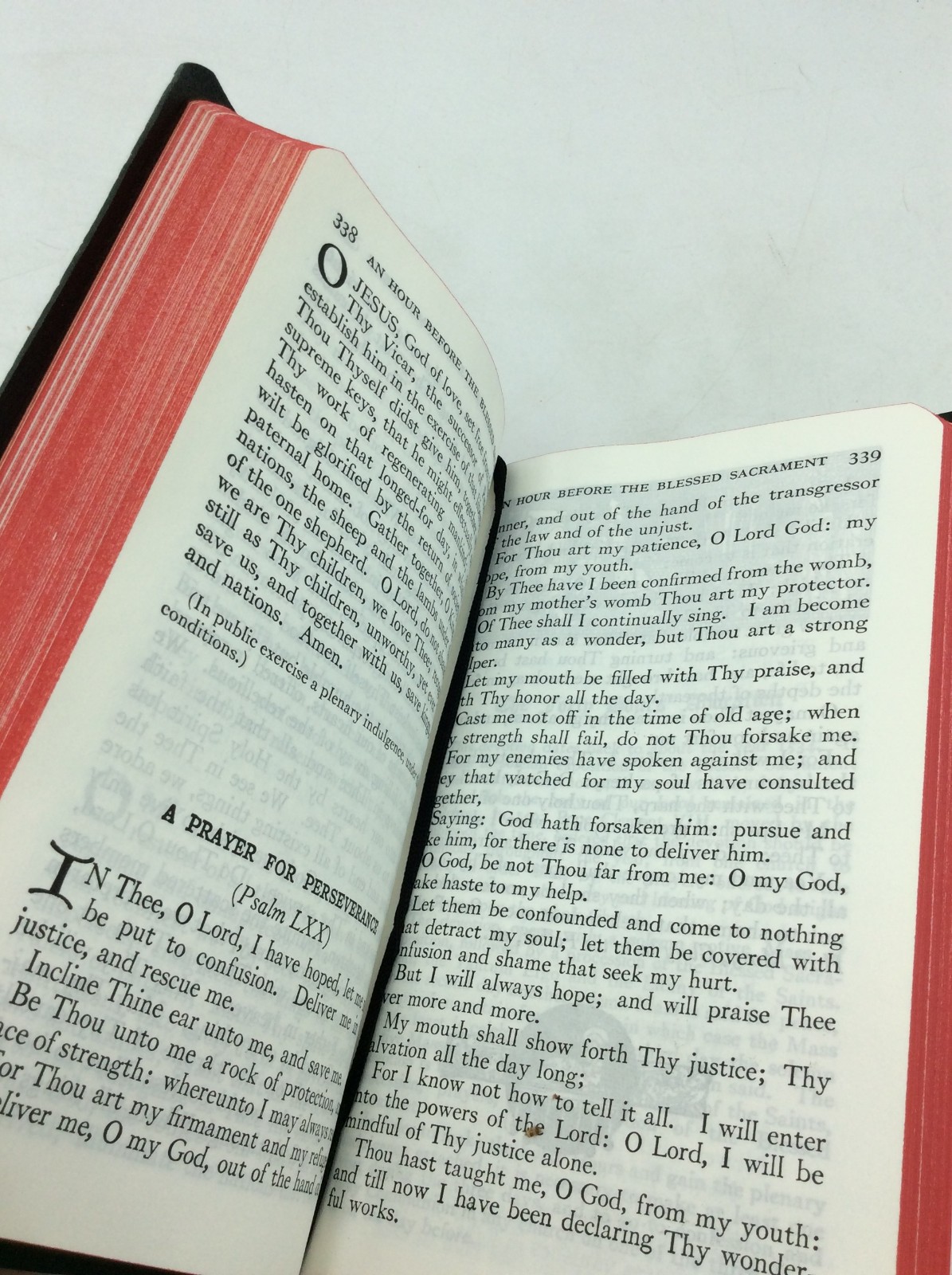 BLESSED BE GOD – Charles J Callan & John A McHugh – 1961 – Catholic Latin prayer