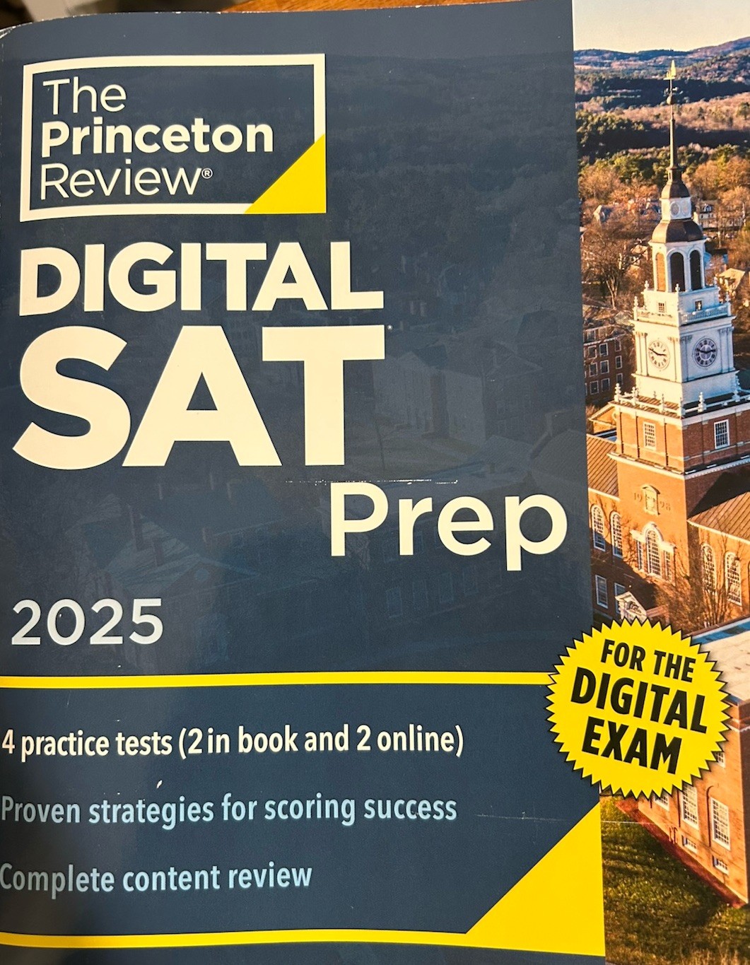 Princeton Review Digital SAT Prep, 2025 – Used with markings