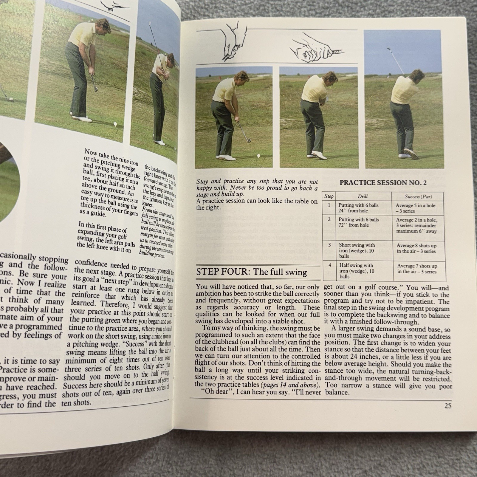 Vintage 1985 Winning Golf By Peter Chamberlain 159 Pages Golf Swing Tips