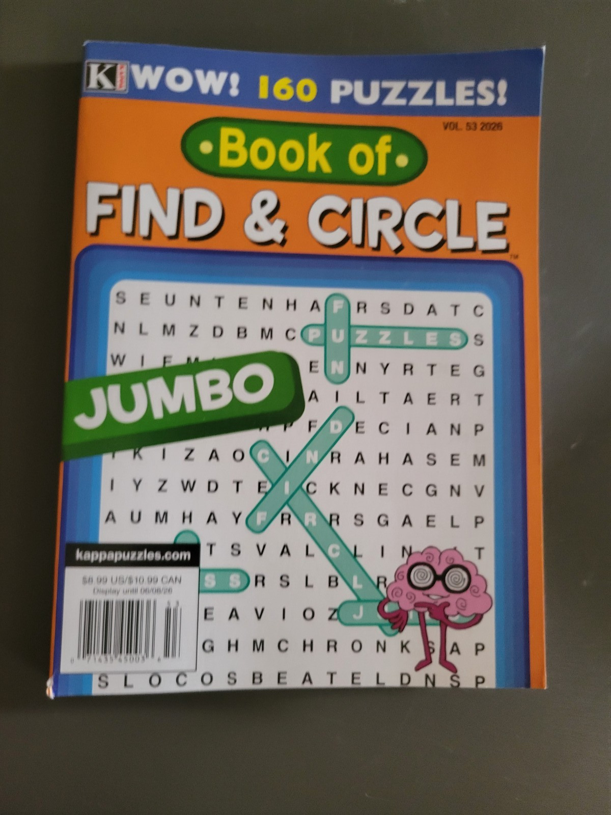 Kappa Book of Find & Circle Jumbo – Wow! 160 Puzzles!