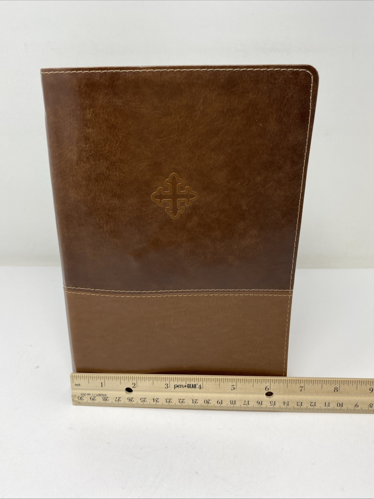 Amplified Study Bible Leathersoft Brown Thumb Indexed 2017 Zondervan