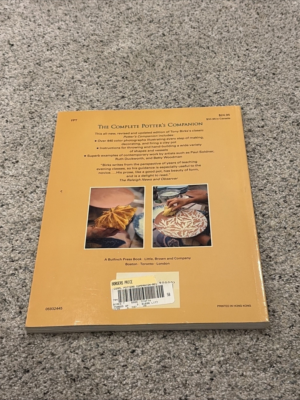 “The Complete Potter’s Companion” Tony Birks 1995, 440 Photographs, 192 Pages