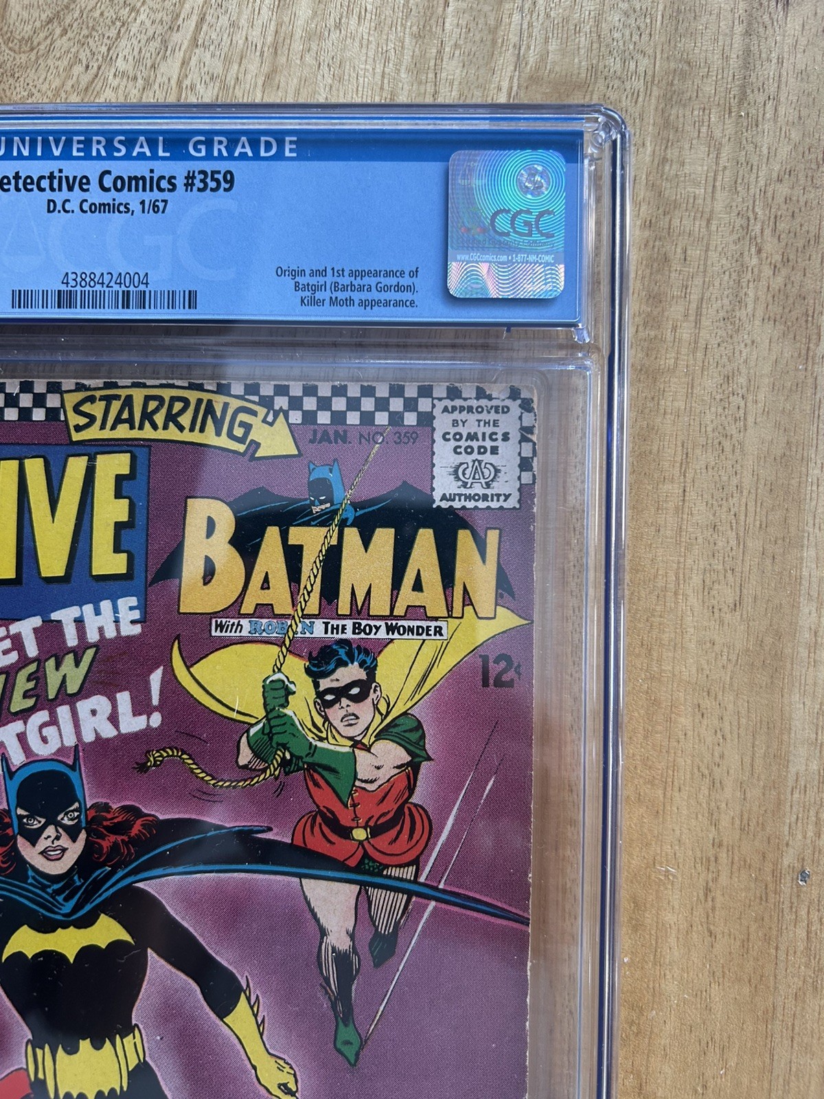DC Detective Comics #359 CGC 4.O – Off White Pages 1st Batgirl Barbara Gordon