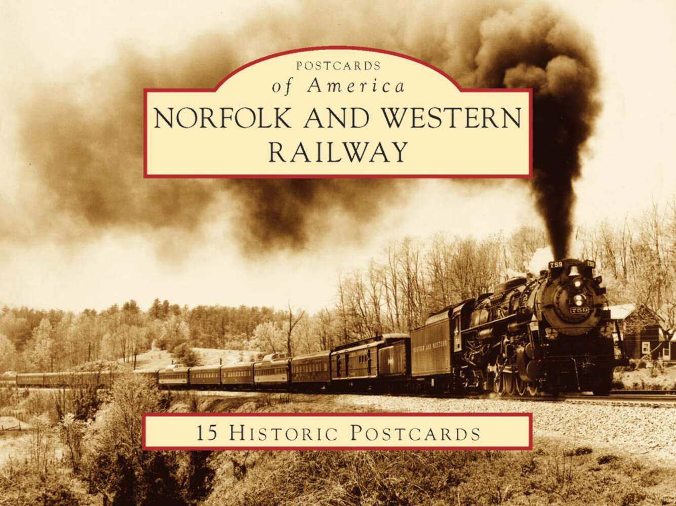NEW Arcadia Publishing Norfolk and Western Railway, VA 9780738568522 Postcards o