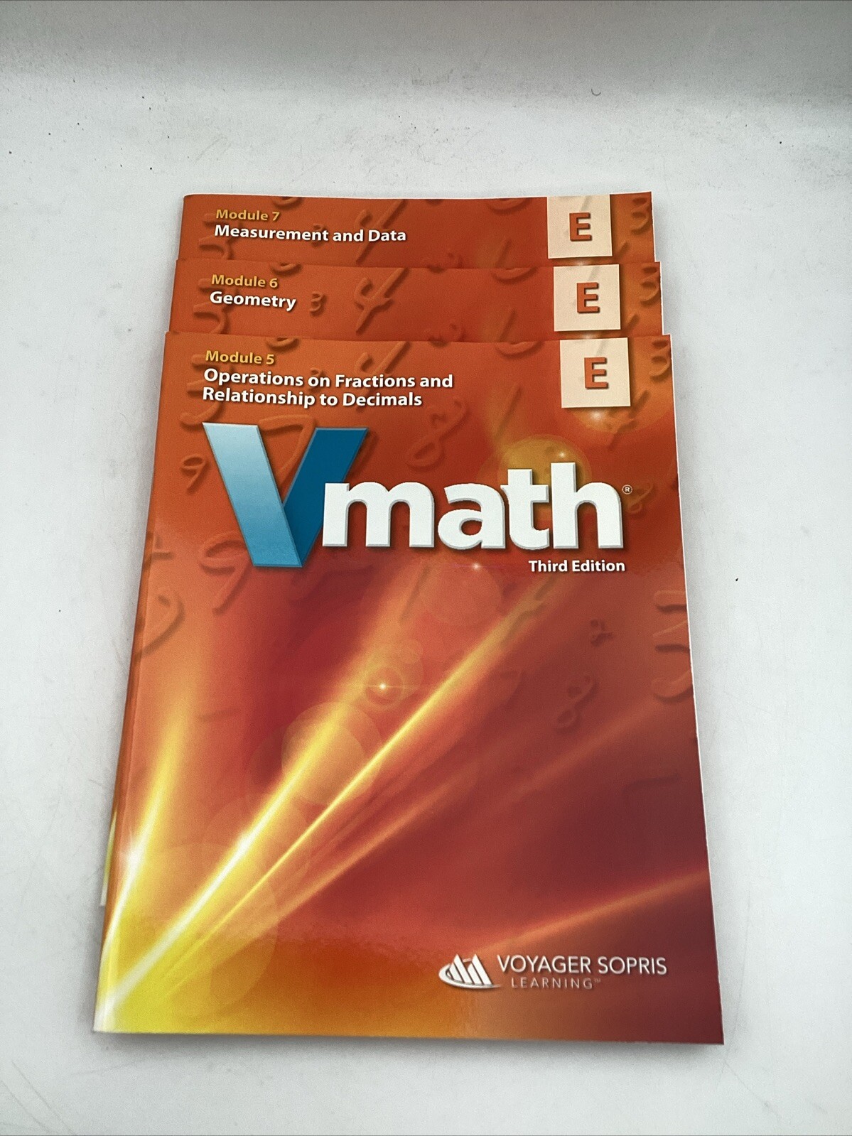 Student Math Pack V Math Third Edition Voyager Sopris Learning
