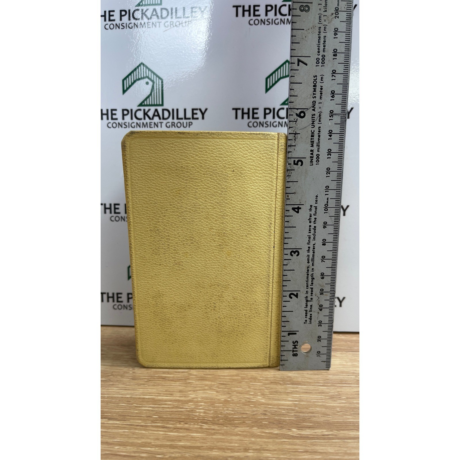 Vintage Holman Edition Holy Bible KJV Gold Cover Pearl Text Personalized Maps