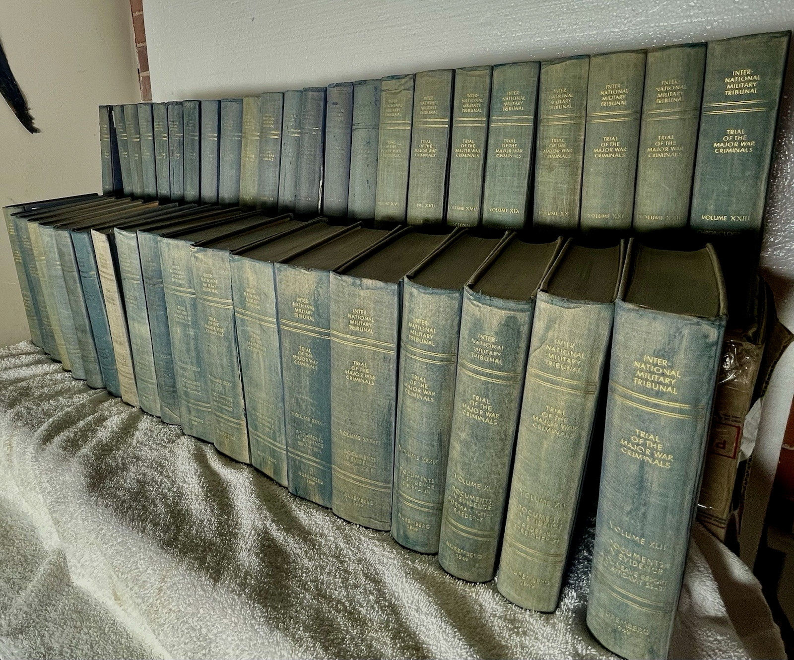 Complete Set Nuremberg Trial War Criminals The International Military Tribunal