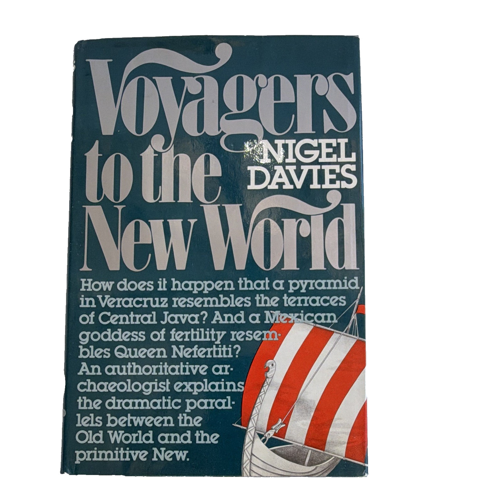 Nigel Davies – Voyagers to the New World (HC, William Morrow, 1979, 1st US, DJ)