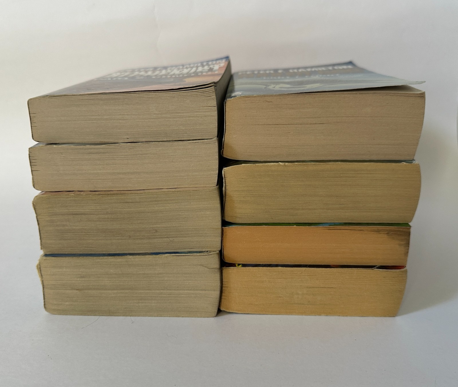 PETER F. HAMILTON Judas/Pandora/Mindstar/Alchemist/Naked God 8 MM Paperback LOT
