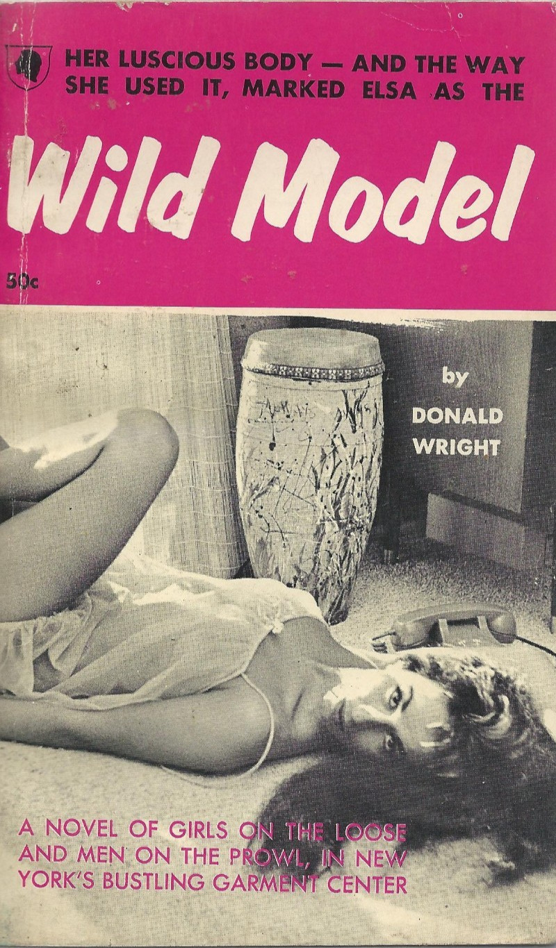 Chariot Book CB161 WILD MODEL by Donald Wright Vintage Sleaze Paperback GGA PBO