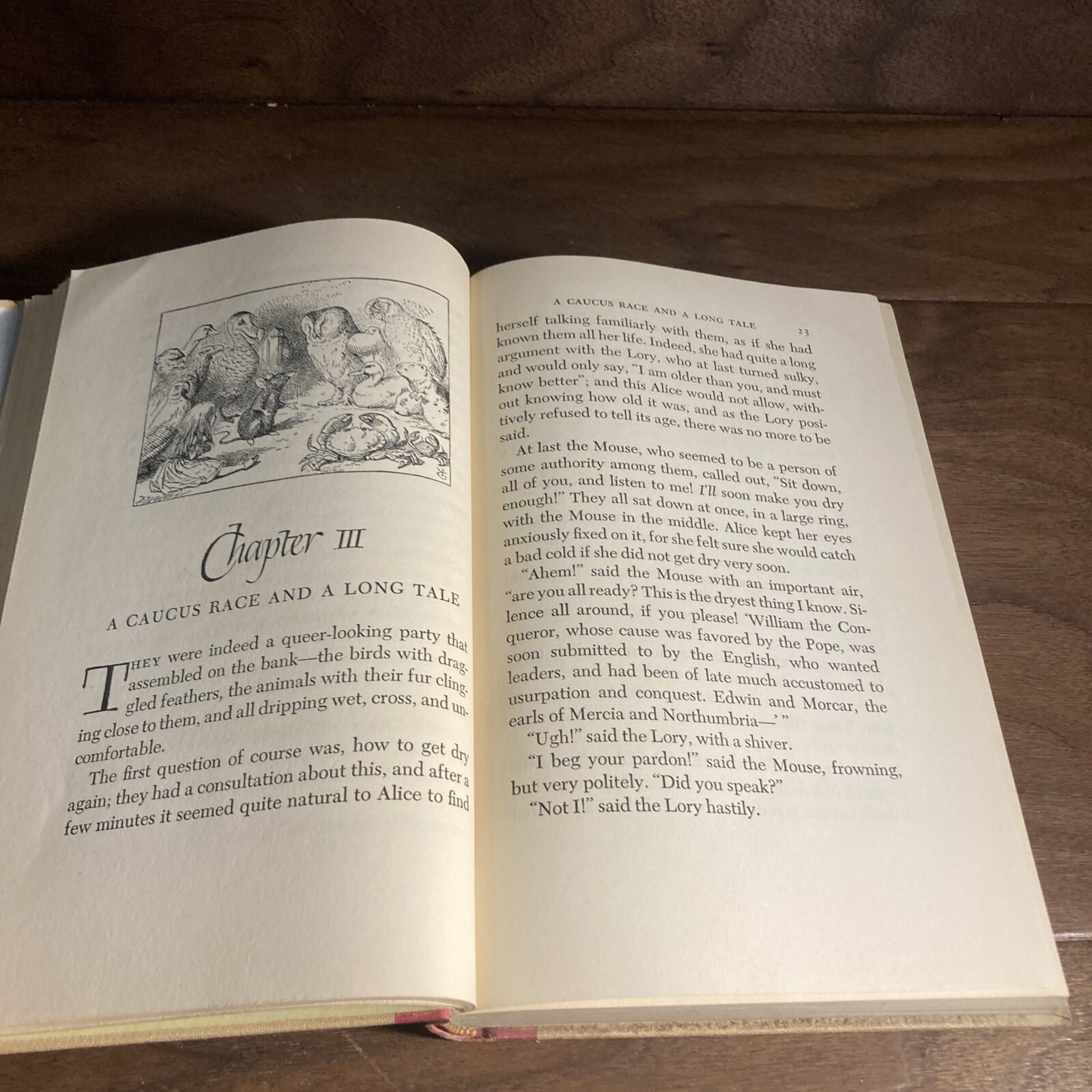 Alice in Wonderland & Through The Looking Glass Illustrated 1946 HC Book Carroll