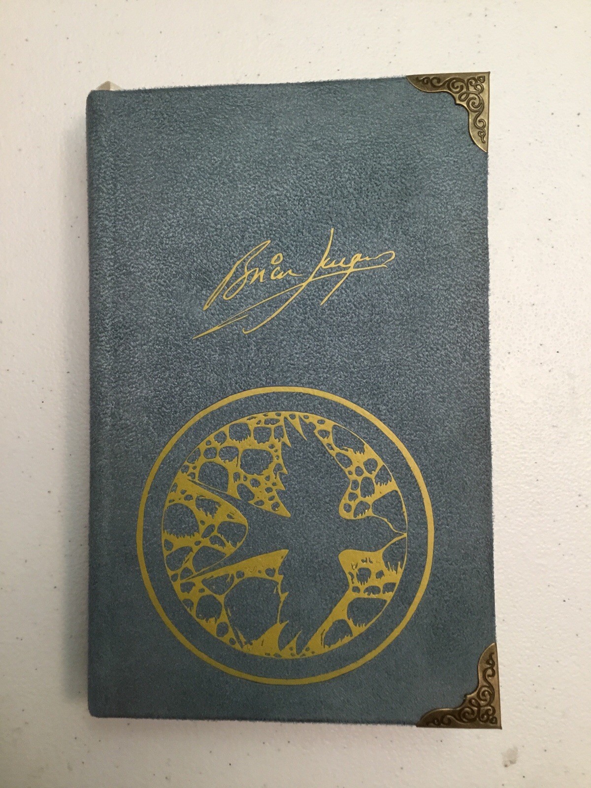 Brian Jacques, Redwall Series Books 1-5, Custom Bound in Suede, Mossflower