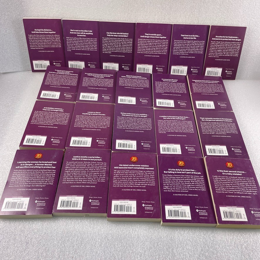 Harlequin Romantic Suspense Book Lot 21 The Coltons Series Tara Taylor Quinn