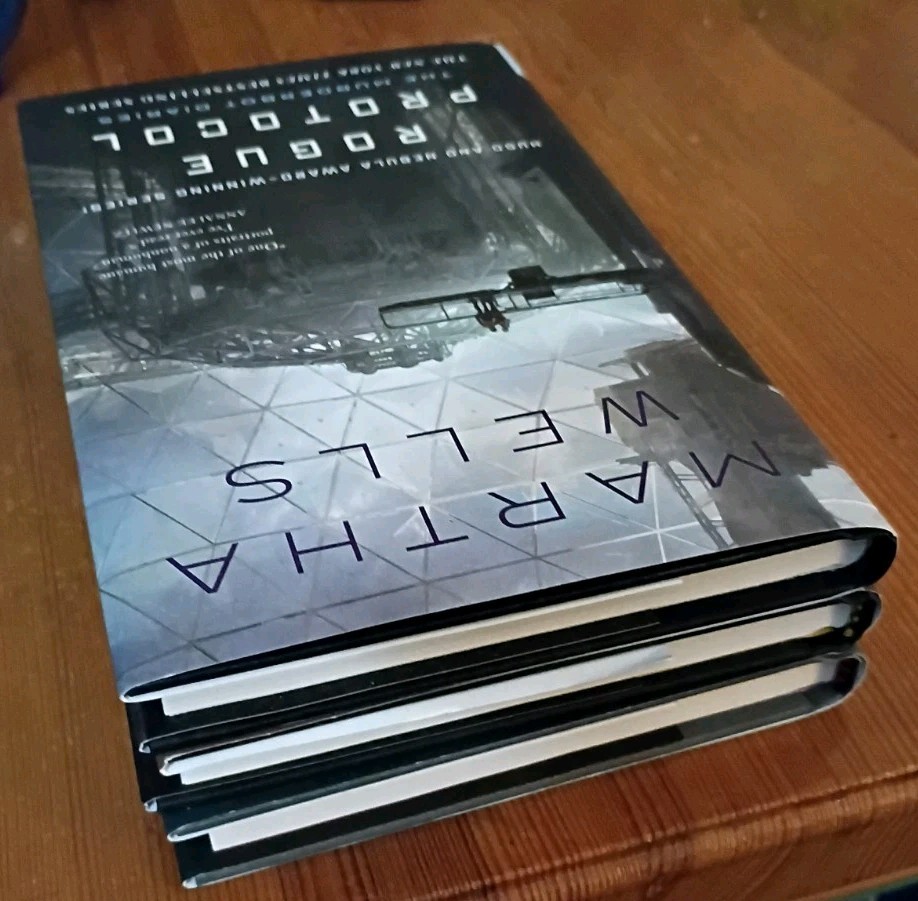 (NEW) Murderbot Diaries Set Hardcover w DJ Books 1–3 Martha Wells 1st Ed Stated