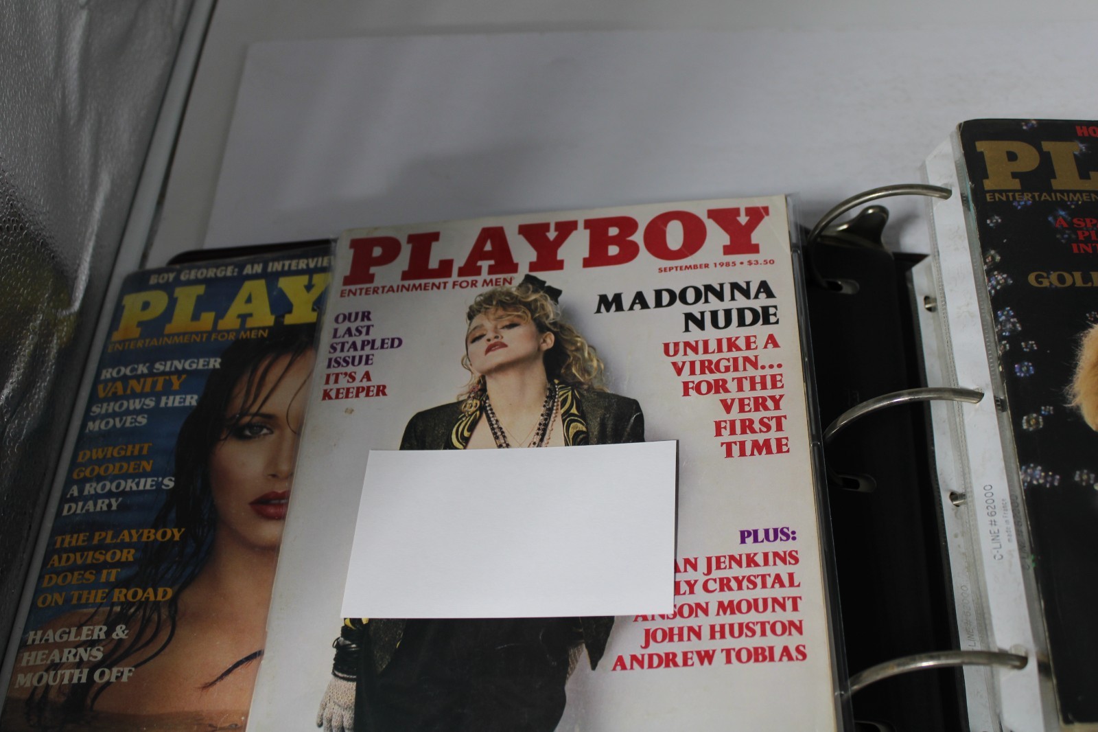 1985 Playboy Magazine Full Complete Year Lot of 12, in Binder w/ sleeves + extra
