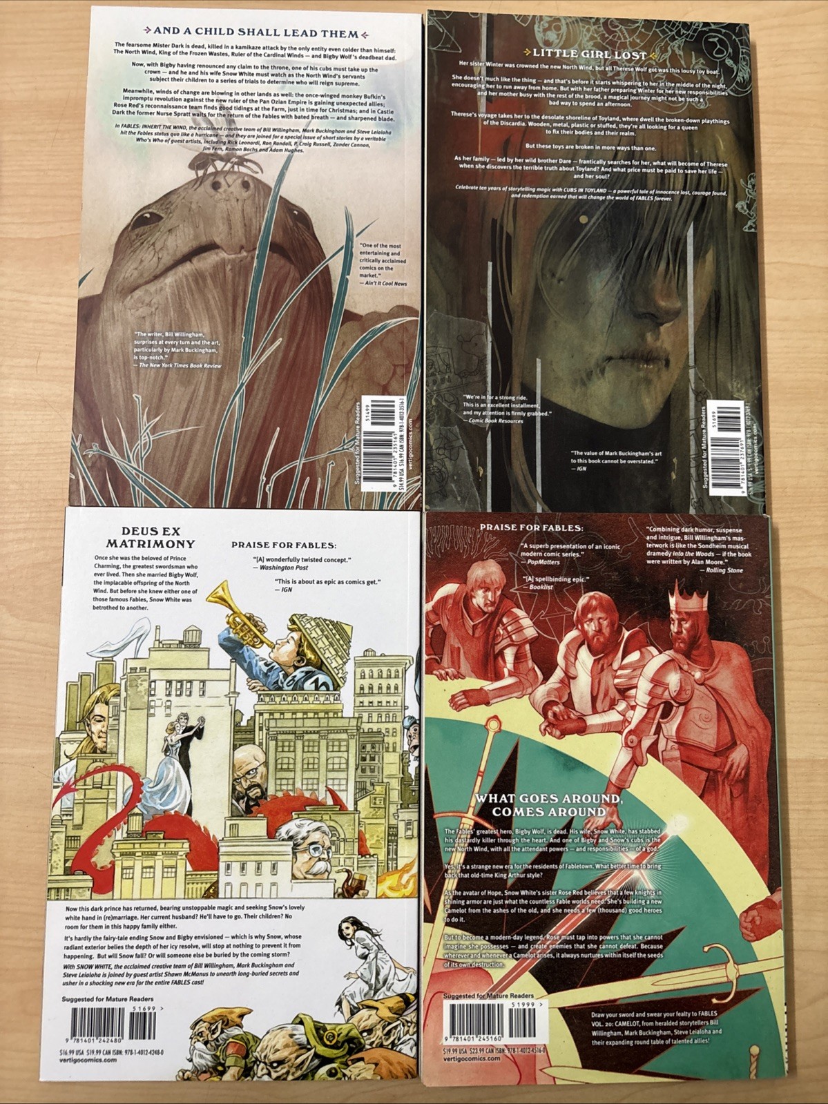 Lot 27 Fables Vol. 1-22 DC Vertigo Comics Complete Set Bill Willingham + Fairest